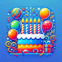 illustration, icon, photo, vector, baloon, image, wallpaper, full color, festive, excited, birthdays, anniversary 