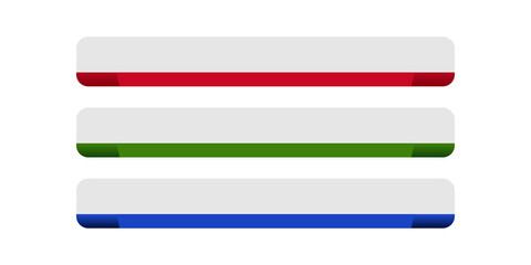 News lower third vector design.Set banner and lower third for news and live. bottom third for...