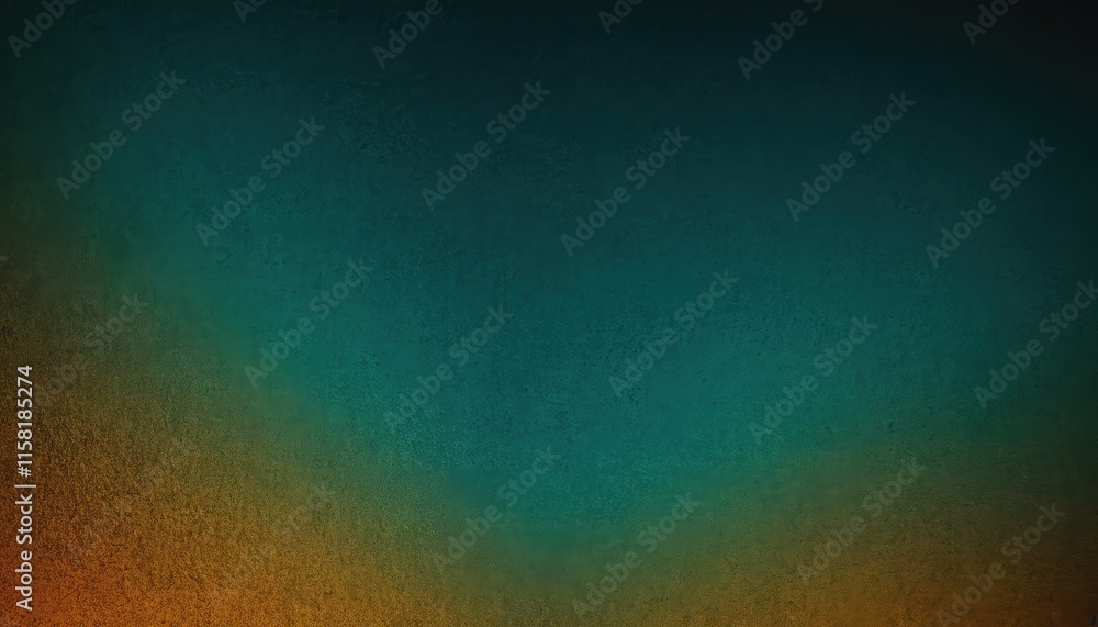 Poster blue and orange gradient background design with noise texture effect 8