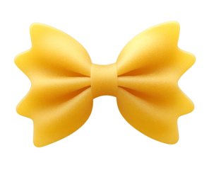 Bow tie pasta png isolated on transparent background