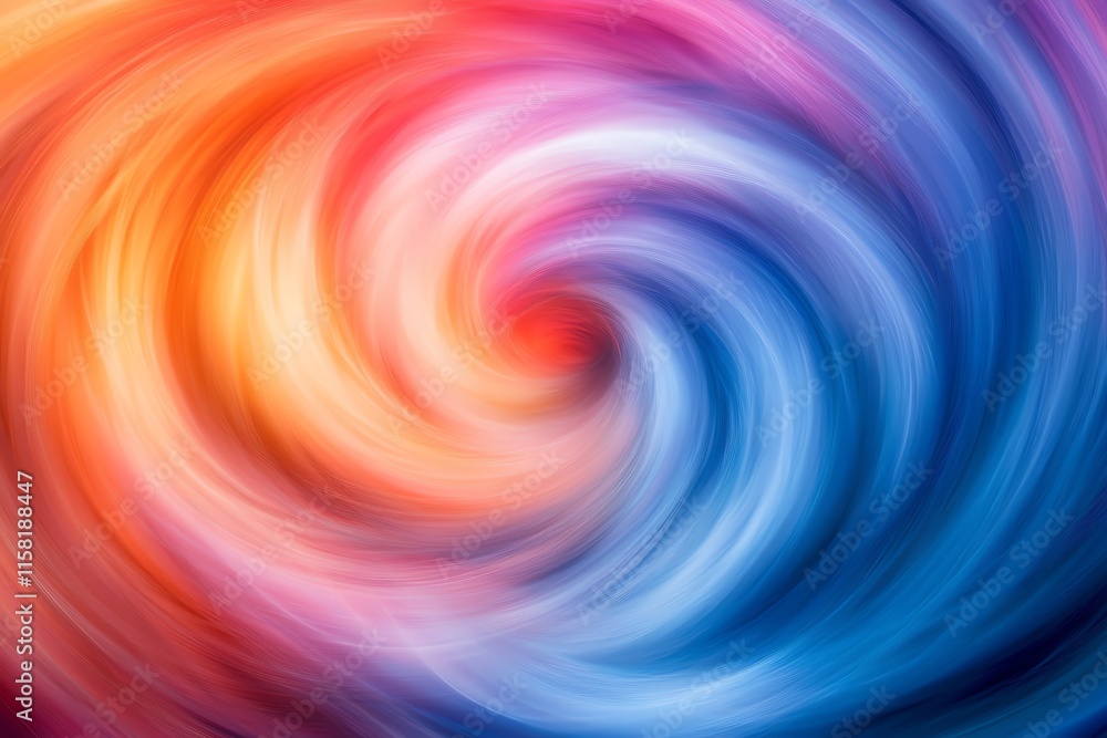 Poster A vibrant swirl of colors blending in a dynamic, abstract motion.