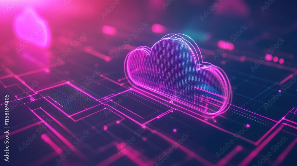Poster Digital Computing Infrastructure with Ambient Light Effects