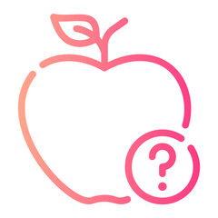 question gradient icon