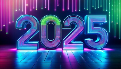 Neon and Holographic Decor