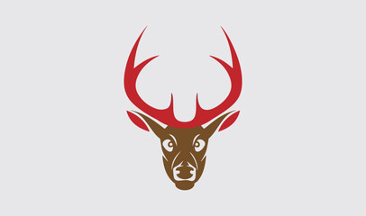 Rudolph Illustrator Vector - Festive Reindeer Design for Christmas Projects