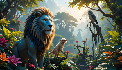 Fantastical Jungle Creatures