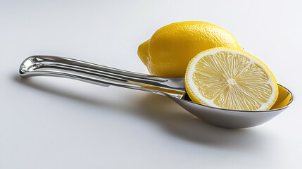 Lemon Squeezer Tool for Fresh Juice - Isolated on White Background