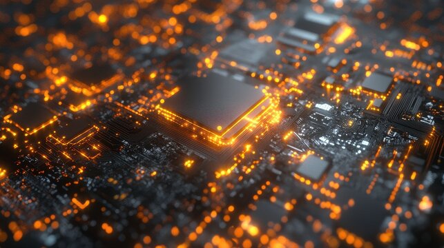 Quantum Computing Chip Environment with Radiant Light