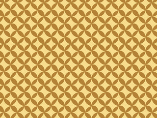 背景（和風、金色、七宝柄）