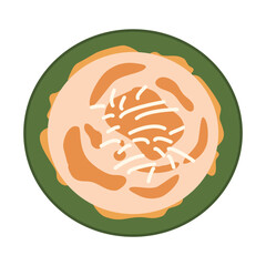 bibingka or baked rice cake