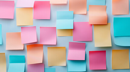 Post-it Note Isolated on White Background - Sticky Notepad