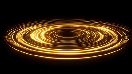 Golden Vortex of Light 
