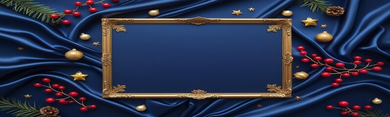 Abstract blue circuit board with water and nature elements, featuring textures of the sea, sky, and underwater scenery