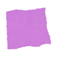 Obraz premium square torn edges halftone dotted paper - lilac