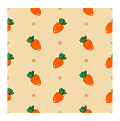 Carrot and circle pattern