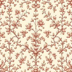 Fototapeta premium seamless pattern with flowers