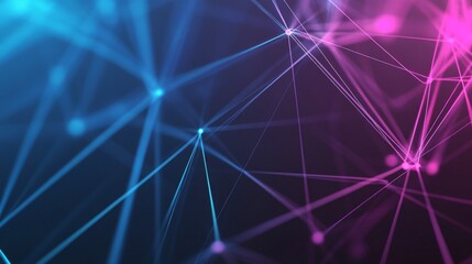 Abstract connections in vibrant colors