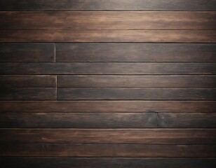 Obraz premium Dark Brown Horizontal Wooden Planks Background