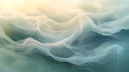 Fototapeta premium Celestial Silk: Abstract Texture of Flowing Fabric 