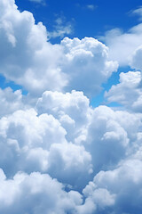 Naklejka premium blue sky and clouds