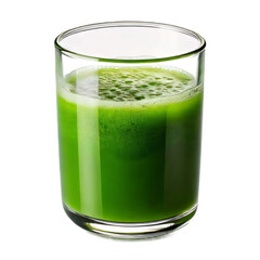 glass of green smoothie