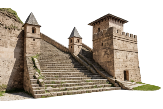 Fortification architecture archaeology staircase PNG