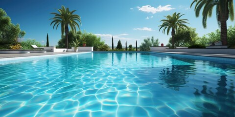 swimming pool in hotel