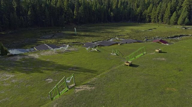 Pan Up Reveals Amazing Nanga Parbat Mountain from Fairy Meadows, Pakistan. Slow Motion