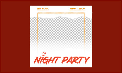 Night Party Socials Media