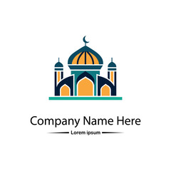 Obraz premium Mosque logo