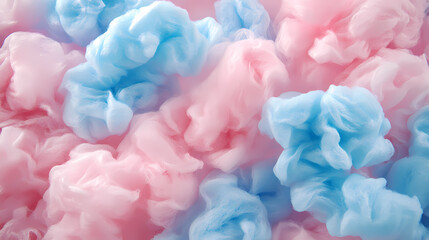Fototapeta premium Pastel Dreams: Abstract swirls of pink and blue ink create a dreamy, ethereal landscape. Perfect for backgrounds, branding, or artistic expression. 