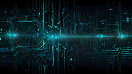 Obraz premium an abstract background featuring an intricate electro circuit design