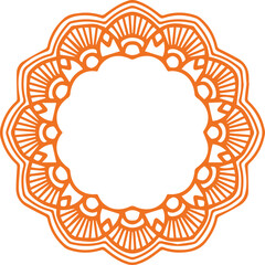 Beautiful flower art and mandala vector design