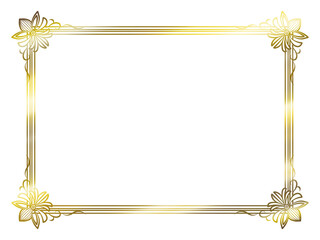 金色のフレーム　A