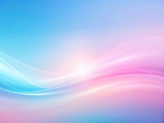 A harmonious blend of blue and pink creates a stunning panoramic abstract background, digitally crafted.