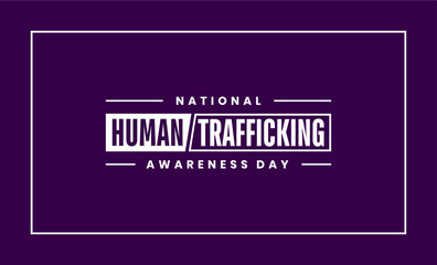 National Human Trafficking Awareness Day
