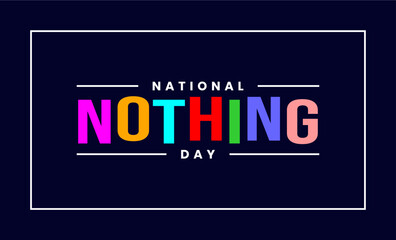 National Nothing Day