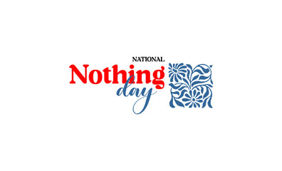 National Nothing Day