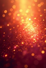 Bright highlights of a gold pattern on a beautiful background with red, burgundy and pink shades