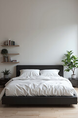 Minimalist Bedroom Design with Serene Atmosphere for Modern Living