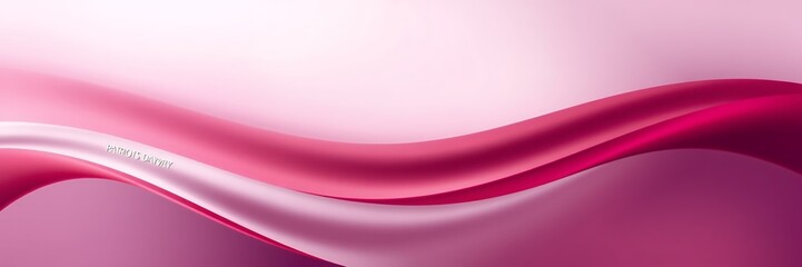 Fluid Pink Waves: Abstract Art with Subtle Gradient