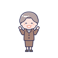 スーツ／シニア／女性 07
