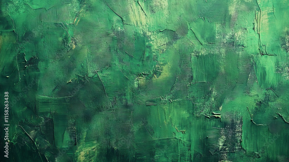 Poster scraped green background texture with rough surface and organic patterns