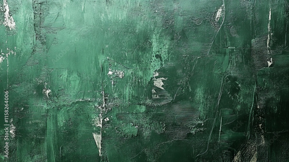 Aufkleber scraped green background texture with rough surface and organic patterns