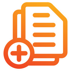 new document icon element for design