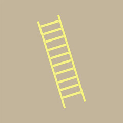 The golden staircase goes on the golden staircase and leads to the top.