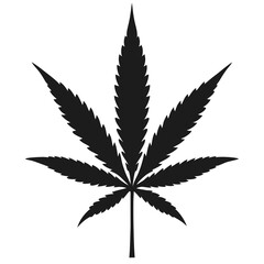 cannabis leaf vector illustration