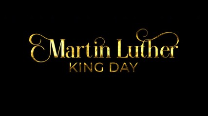 Martin Luther King Jr. Day Animation. Great for social media posts, presentations, and educational materials about civil rights.