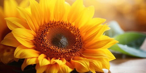 Obraz premium sunflower close up