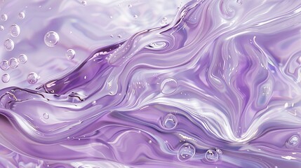 Purple Liquid Swirls